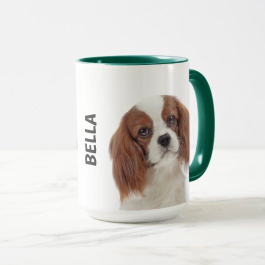 King Charles Cavalier Spaniel - Gepersonaliseerde  Mok (Voorkant rechts)
