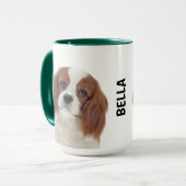 King Charles Cavalier Spaniel - Gepersonaliseerde  Mok (Voorkant links)