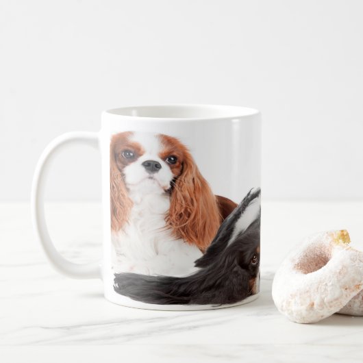 King Charles Cavalier Spaniel Koffiemok (Met donut)