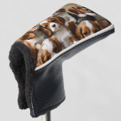 King Charles Cavalier Spaniel Puppies zijn zo Scha Golfheadcover (3/4 voorkant)