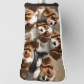 King Charles Cavalier Spaniel Puppies zijn zo Scha Golfheadcover (Draai 90)
