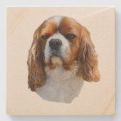 King Charles Cavalier Spaniel Stenen Onderzetter (Voorkant)
