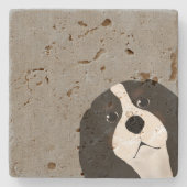 King Charles Cavalier Stone Onderzetter (Voorkant)