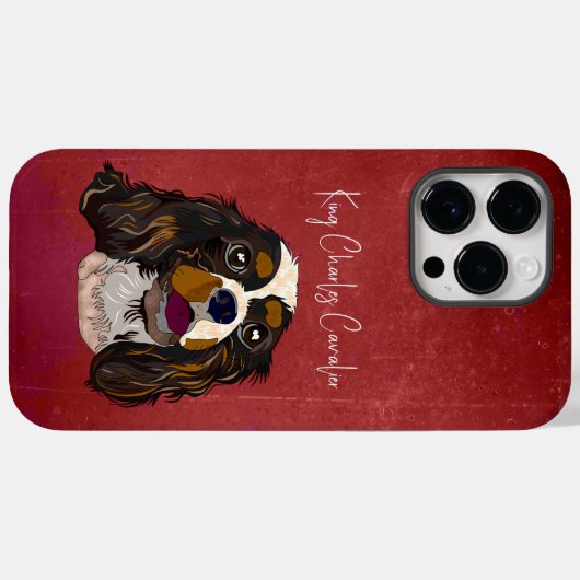 King Charles Cavalier Ugly Face Case-Mate iPhone Case (Achterkant (horizontaal))