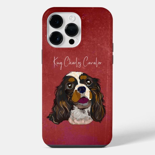King Charles Cavalier Ugly Face iPhone Hoesje (Achterkant)