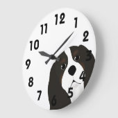 King Charles Cavalier Wall Clock Grote Klok (Hoek)