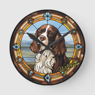 King Charles Cavalier Wall Clock Ronde Klok