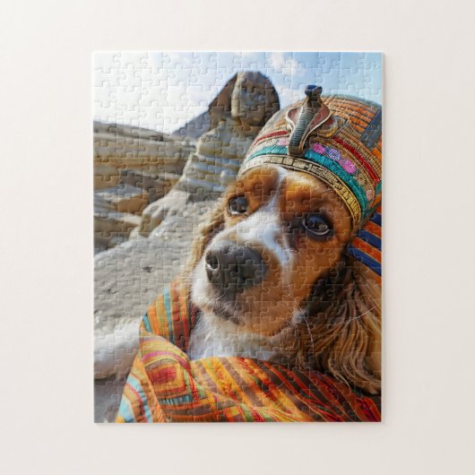 King Charles Cocker Spaniel in Egypte Legpuzzel (Verticaal)