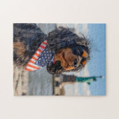 King Charles Cocker Spaniel in New York Legpuzzel (Horizontaal)
