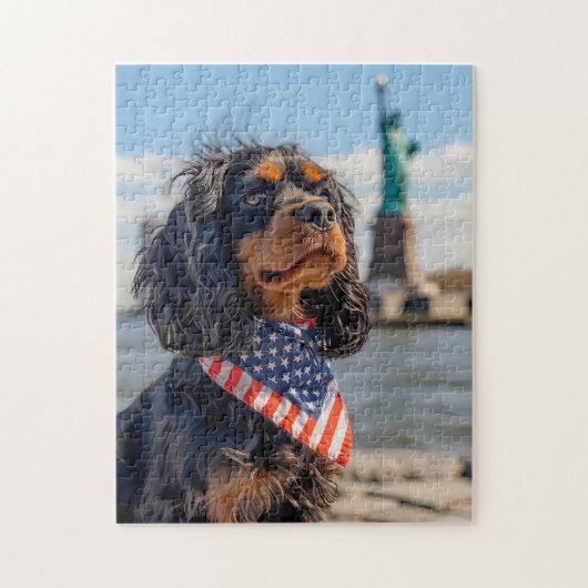 King Charles Cocker Spaniel in New York Legpuzzel (Verticaal)