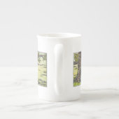 King Charles en een boom Porselein Kop (Achterkant)