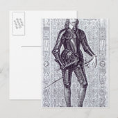 King Charles I Briefkaart (Voorkant / Achterkant)