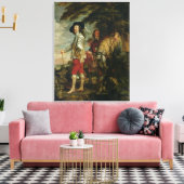King Charles I of England Hunting, c.1635 Canvas Afdruk (Insitu (Woonkamer))