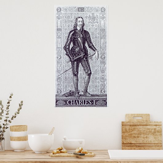 King Charles I Poster (Keuken)
