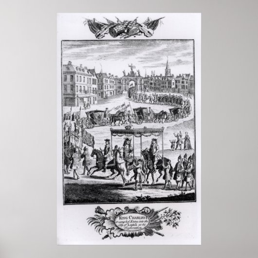 King Charles II Poster (Voorkant)