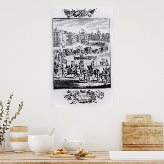 King Charles II Poster (Keuken)