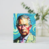 King Charles III Briefkaart (Staand voorkant)