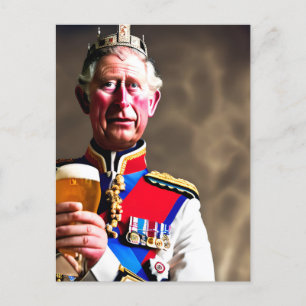 King Charles III Briefkaart