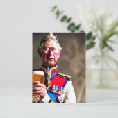 King Charles III Briefkaart (Staand voorkant)