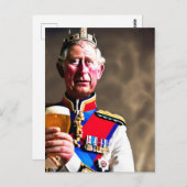 King Charles III Briefkaart (Voorkant / Achterkant)