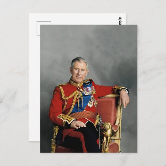 King Charles III Briefkaart (Voorkant / Achterkant)