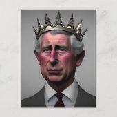King Charles III Briefkaart (Voorkant)