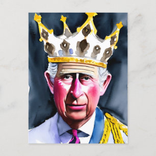 King Charles III Briefkaart