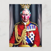 King Charles III Briefkaart (Voorkant)