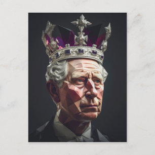 King Charles III Briefkaart