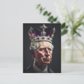 King Charles III Briefkaart (Staand voorkant)