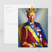 King Charles III Briefkaart (Voorkant / Achterkant)