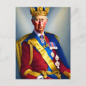 King Charles III Briefkaart (Voorkant)