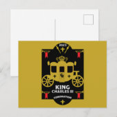 King Charles III British Coronation 2023 Briefkaart (Voorkant / Achterkant)