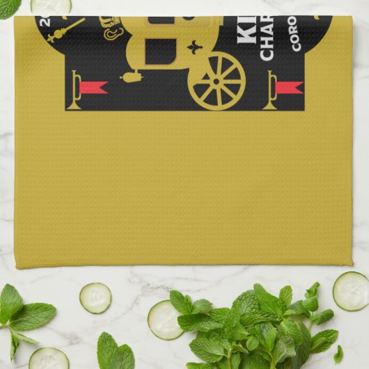 King Charles III British Coronation 2023 Theedoek (Gevouwen)