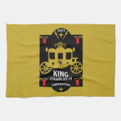 King Charles III British Coronation 2023 Theedoek (Horizontaal)