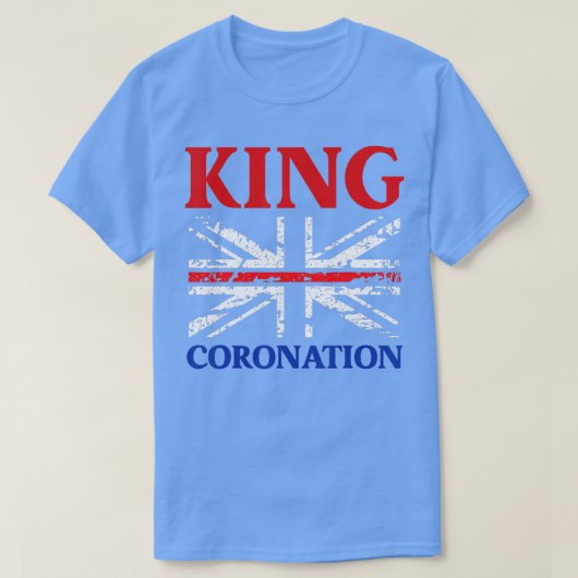 King Charles III Coronation 2023 British Hearts R T-shirt (Design voorkant)