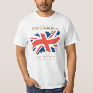 King Charles III Coronation 2023 UK British Royal T-shirt