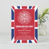KING CHARLES III CORONATION Block Invitation Kaart (Staand voorkant)
