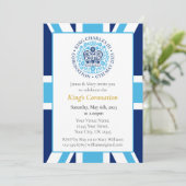 King Charles III Coronation Celebration Party Kaart (Staand voorkant)