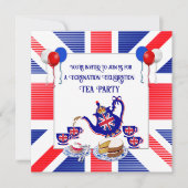 King Charles III Coronation Celebration Tea Party Kaart (Voorkant)