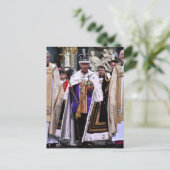 King Charles III Coronation Day Briefkaart (Staand voorkant)