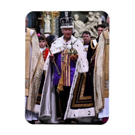 King Charles III Coronation Day Magneet (Verticaal)