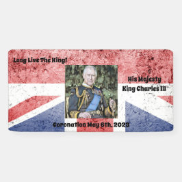 King Charles III Coronation editable Spandoek