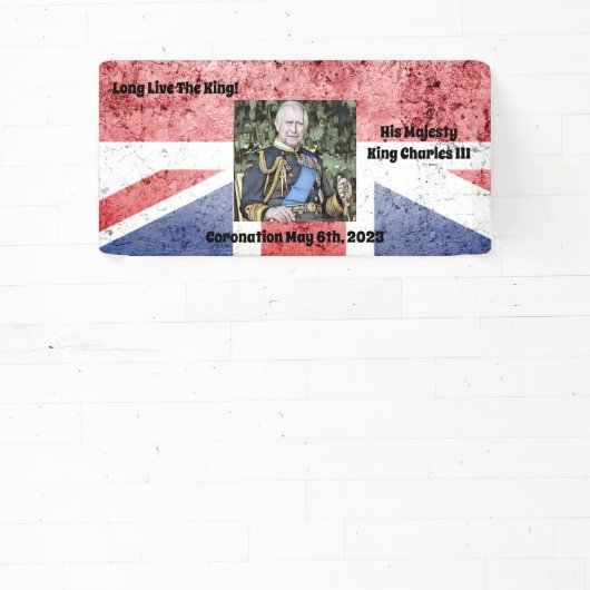King Charles III Coronation editable Spandoek (Insitu)