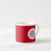 King Charles III Coronation Emblem Espresso Kop (Voorkant rechts)