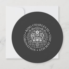 King Charles III Coronation Emblem Kaart
