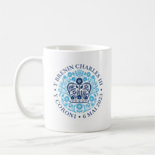 King Charles III Coronation Emblem, Royal Souvenir Koffiemok