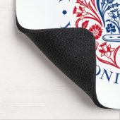 King Charles III Coronation Emblem, Royal Souvenir Muismat (Hoek)