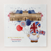 King Charles III Coronation Fun Patriotic Custom Legpuzzel (Verticaal)