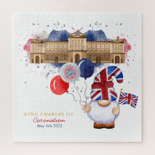 King Charles III Coronation Fun Patriotic Custom Legpuzzel